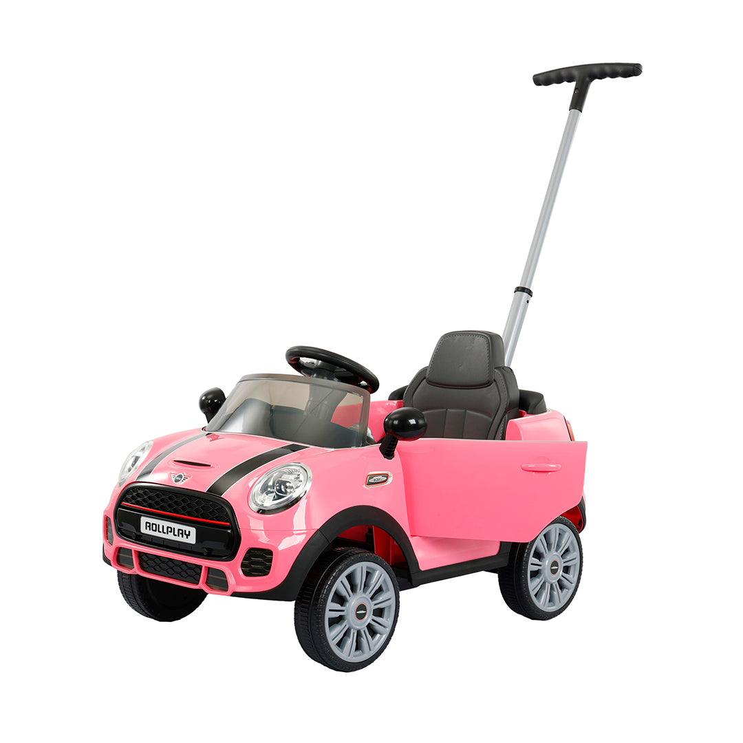 Rollplay Mini Cooper Push Car Pink - Main Image