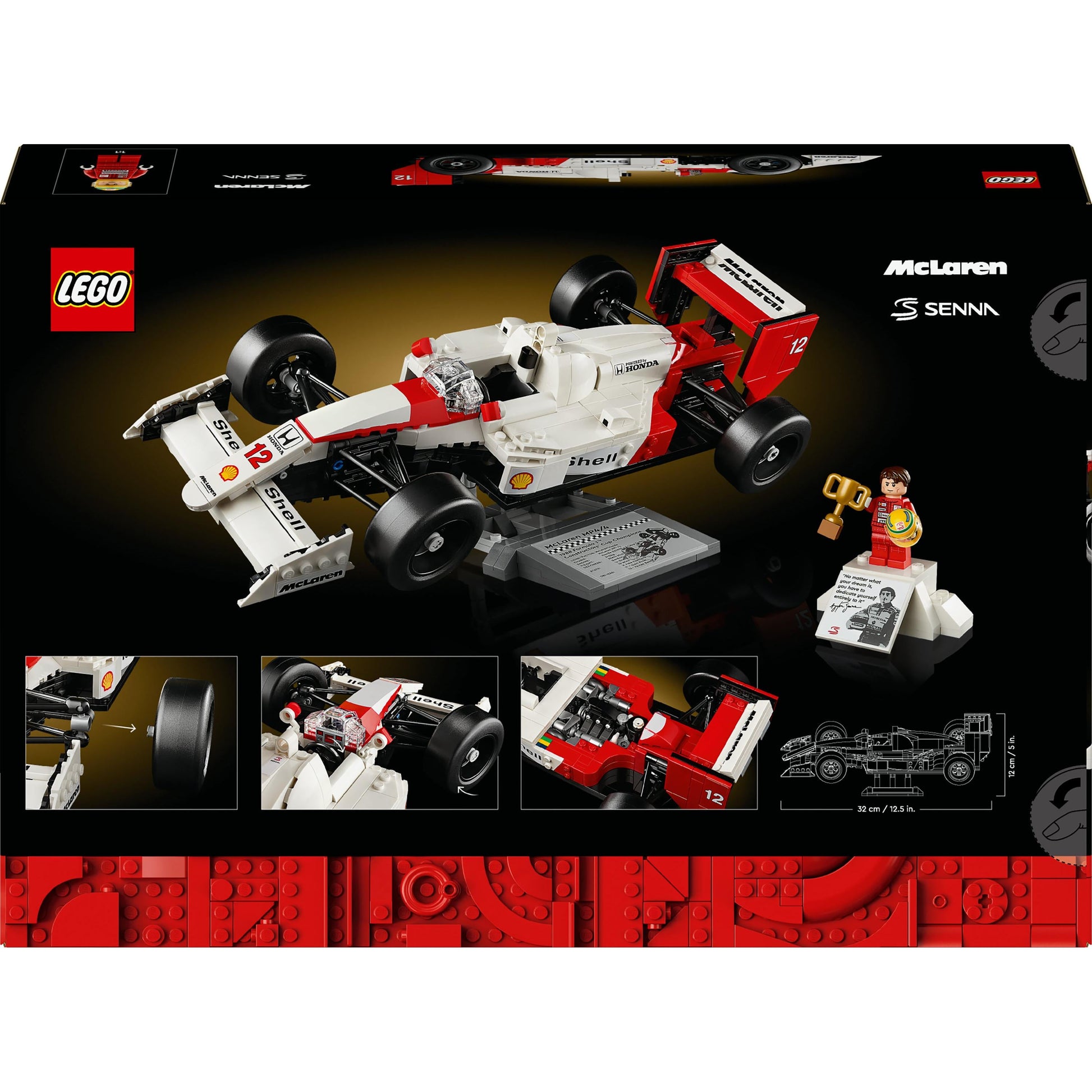 LEGO® Icons McLaren MP4/4 & Ayrton Senna Set 10330