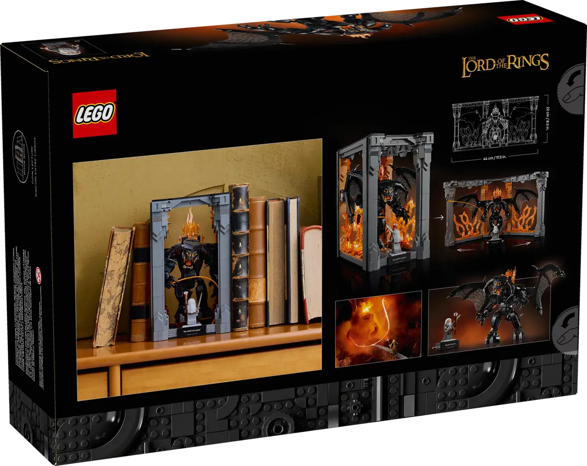 LEGO 10367 The Lord of the Rings: Balrog Book Nook