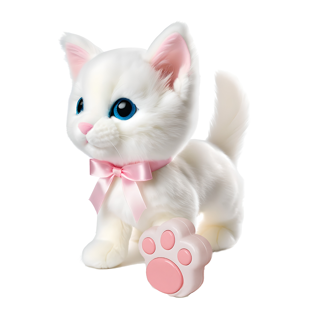 Bitsy Bitty R/C Interactive Cat (White)