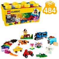 LEGO® Classic Medium Creative Brick Box 10696 Building Toys for Creative Play; Kids Creative Kit (484 Pieces)