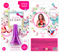 Lukky Peel-Off Nail Polish (5.5ml) (Pearly Purple)