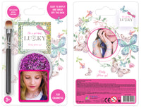 Lukky Body Glitter Gel with Brush (25ml) (Purple)