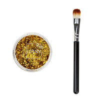 Lukky Body Glitter Gel with Brush (25ml) (Gold)