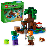 LEGO® Minecraft® The Swamp Adventure 21240 Building Toy Set (65 Pieces)