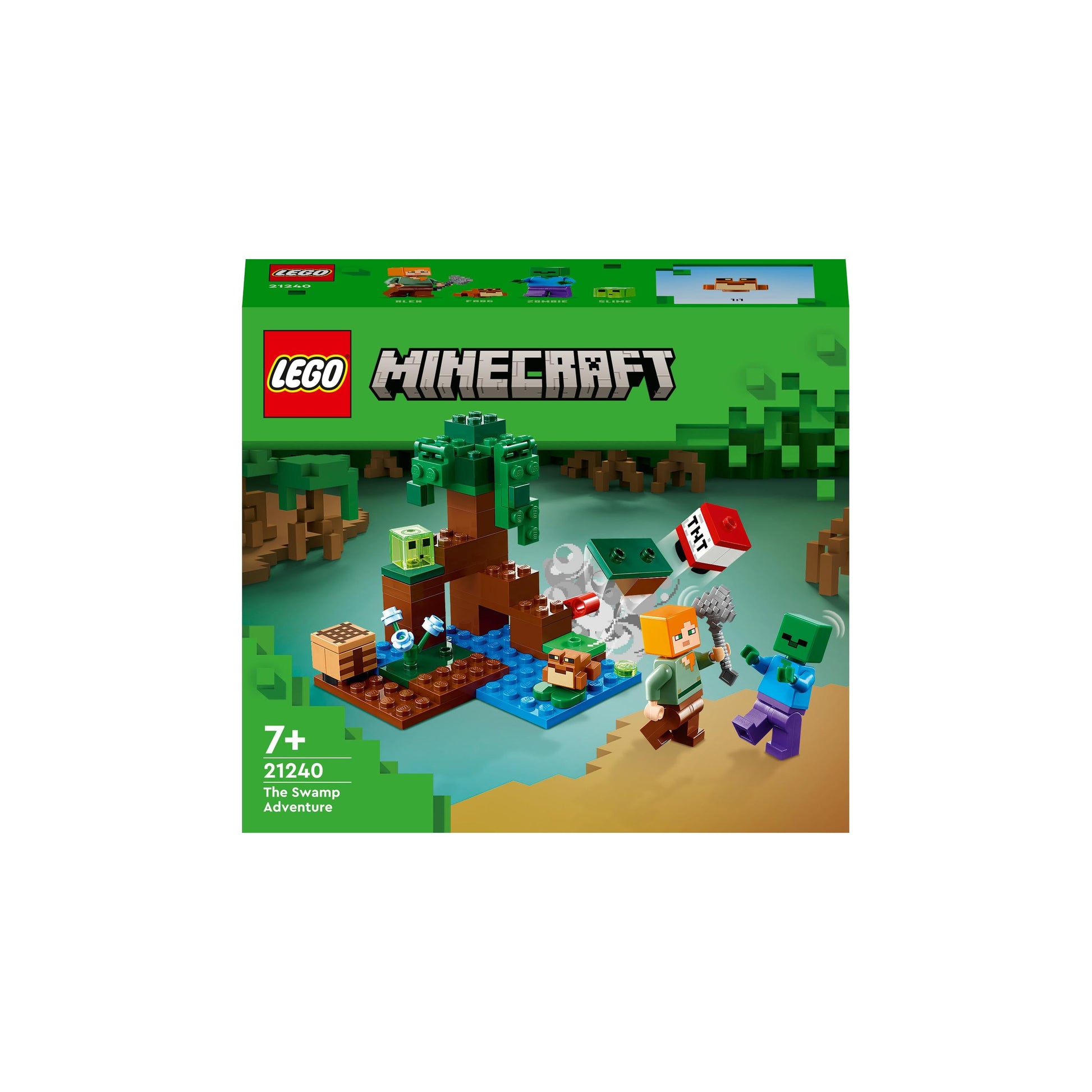 LEGO® Minecraft® The Swamp Adventure 21240 Building Toy Set (65 Pieces)