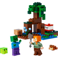 LEGO® Minecraft® The Swamp Adventure 21240 Building Toy Set (65 Pieces)