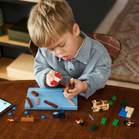 مجموعة لعب سفينة القراصنة وقارب الرحلة 21259 من ليجو® ماينكرافت®