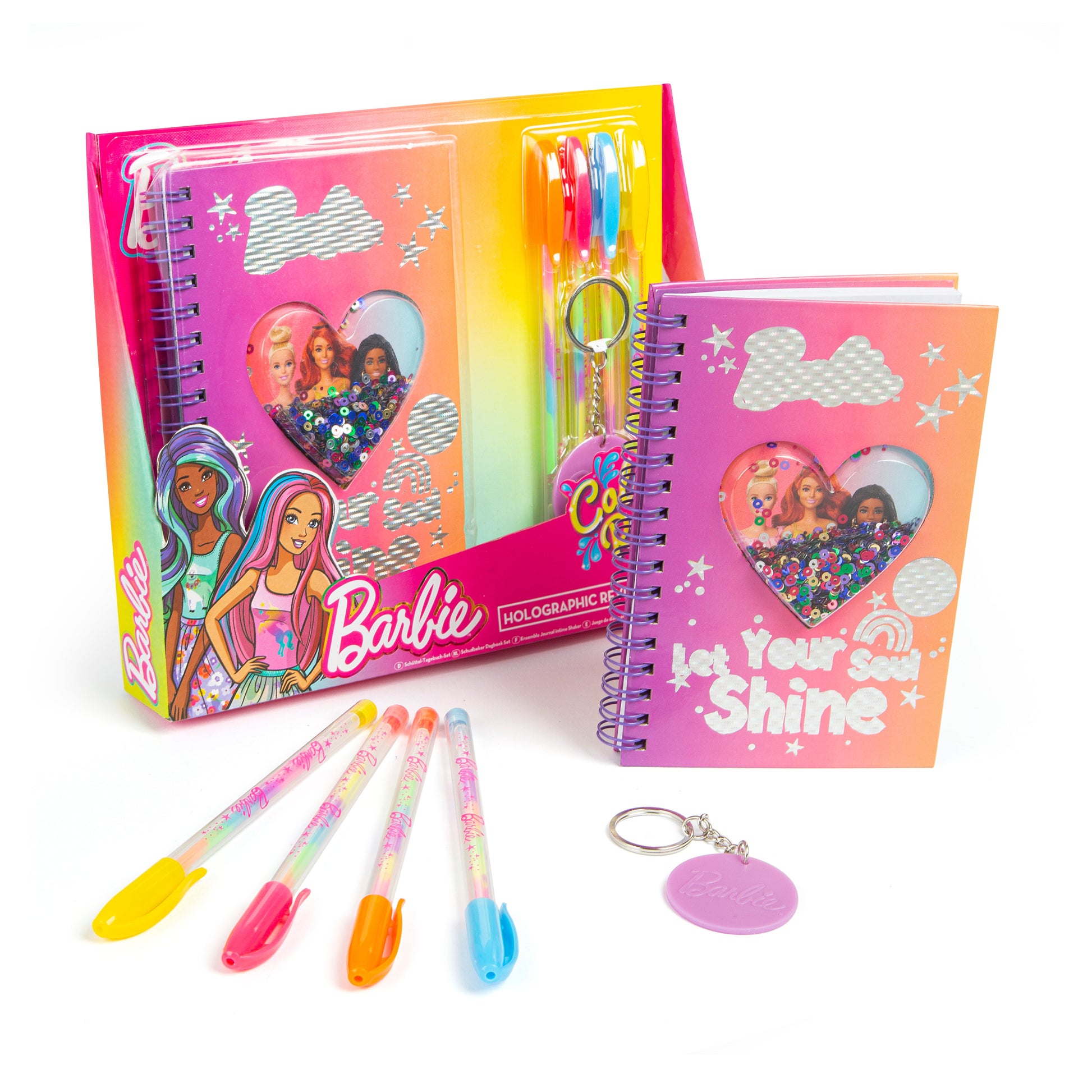 Barbie Shaker Diary Set