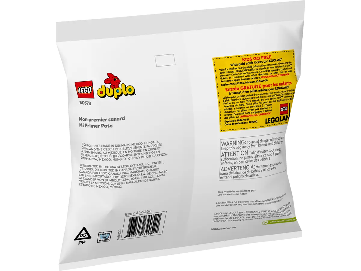 LEGO 30673 My First Duck