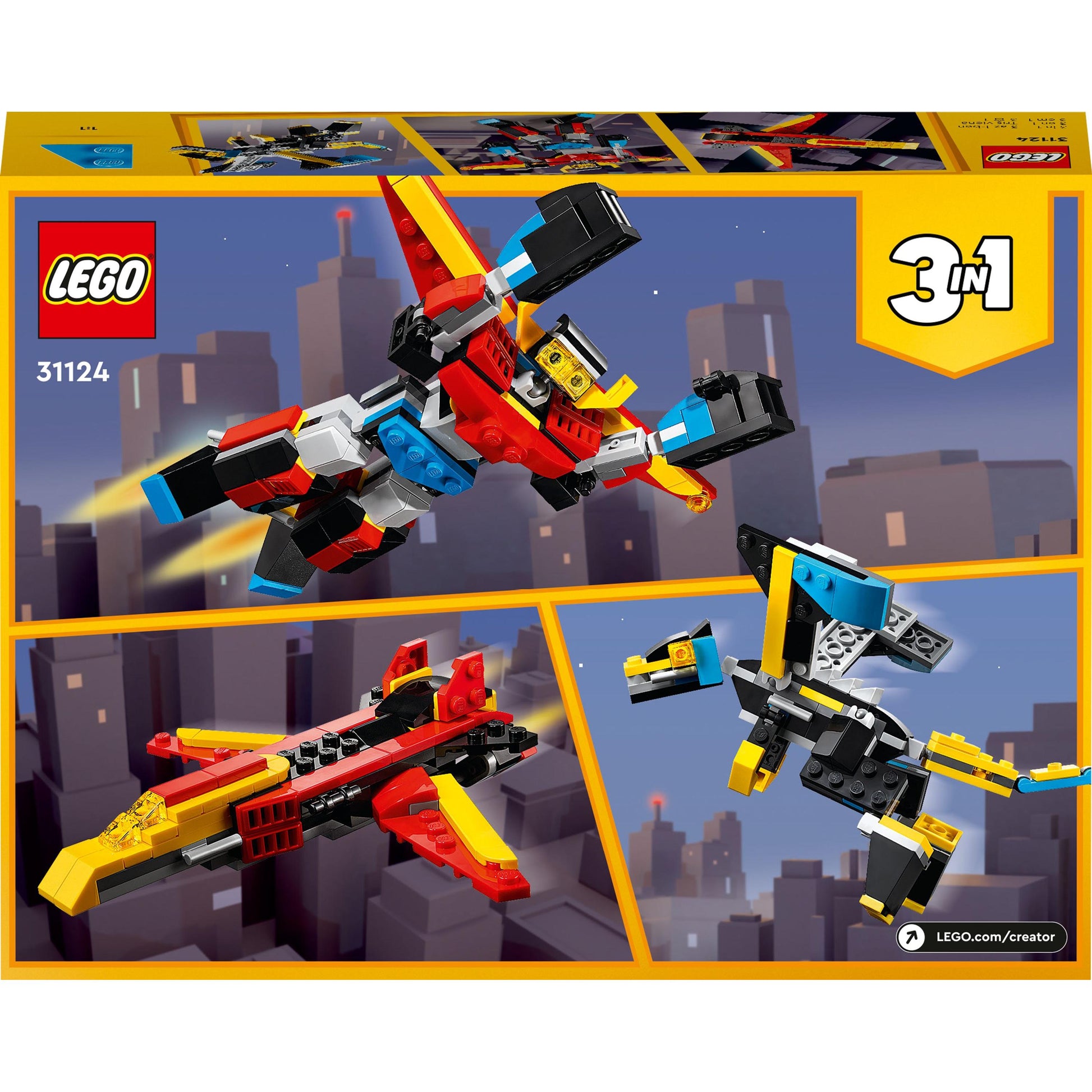 LEGO® Creator 3in1 Super Robot 31124 Building Kit (159 Pieces)