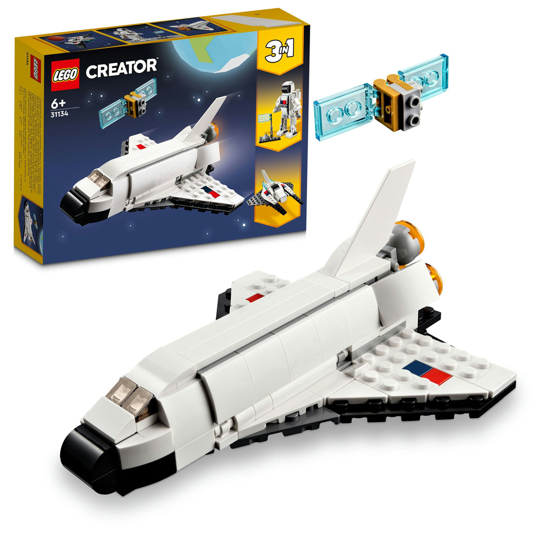 LEGO® Creator Space Shuttle 31134 Building Toy Set (144 Pieces)