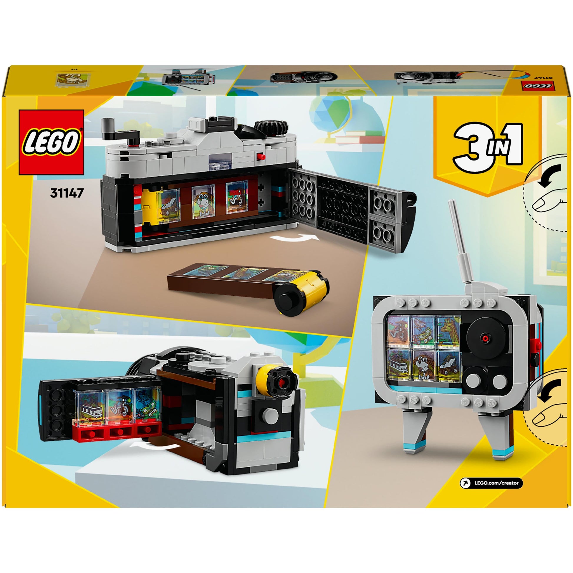 LEGO® Creator Retro Camera 3in1 Toy 31147