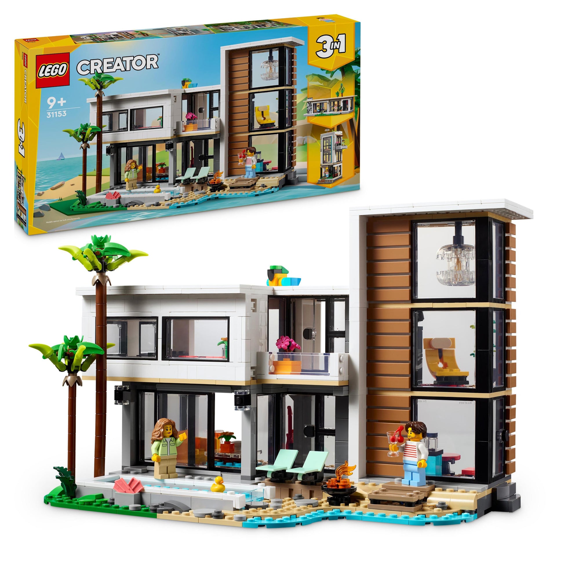 LEGO® Creator 3in1 Modern House Toy Playset for Kids 31153