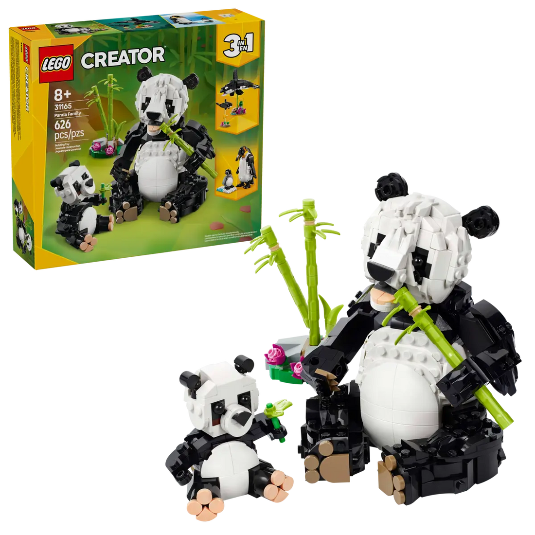 LEGO 31165 Wild Animals: Panda Family