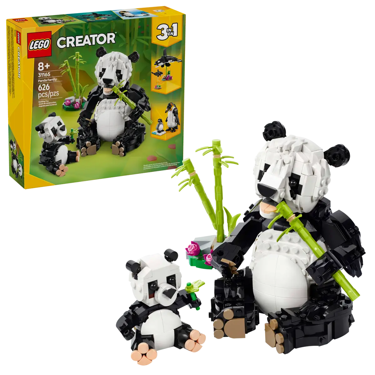 LEGO 31165 Wild Animals: Panda Family