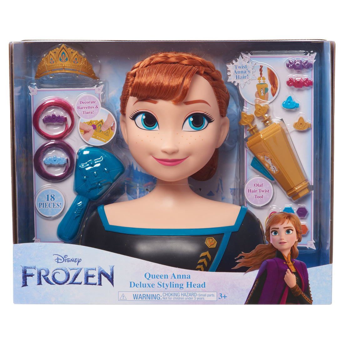 Disney Styling Head Deluxe Frozen 2 Anna