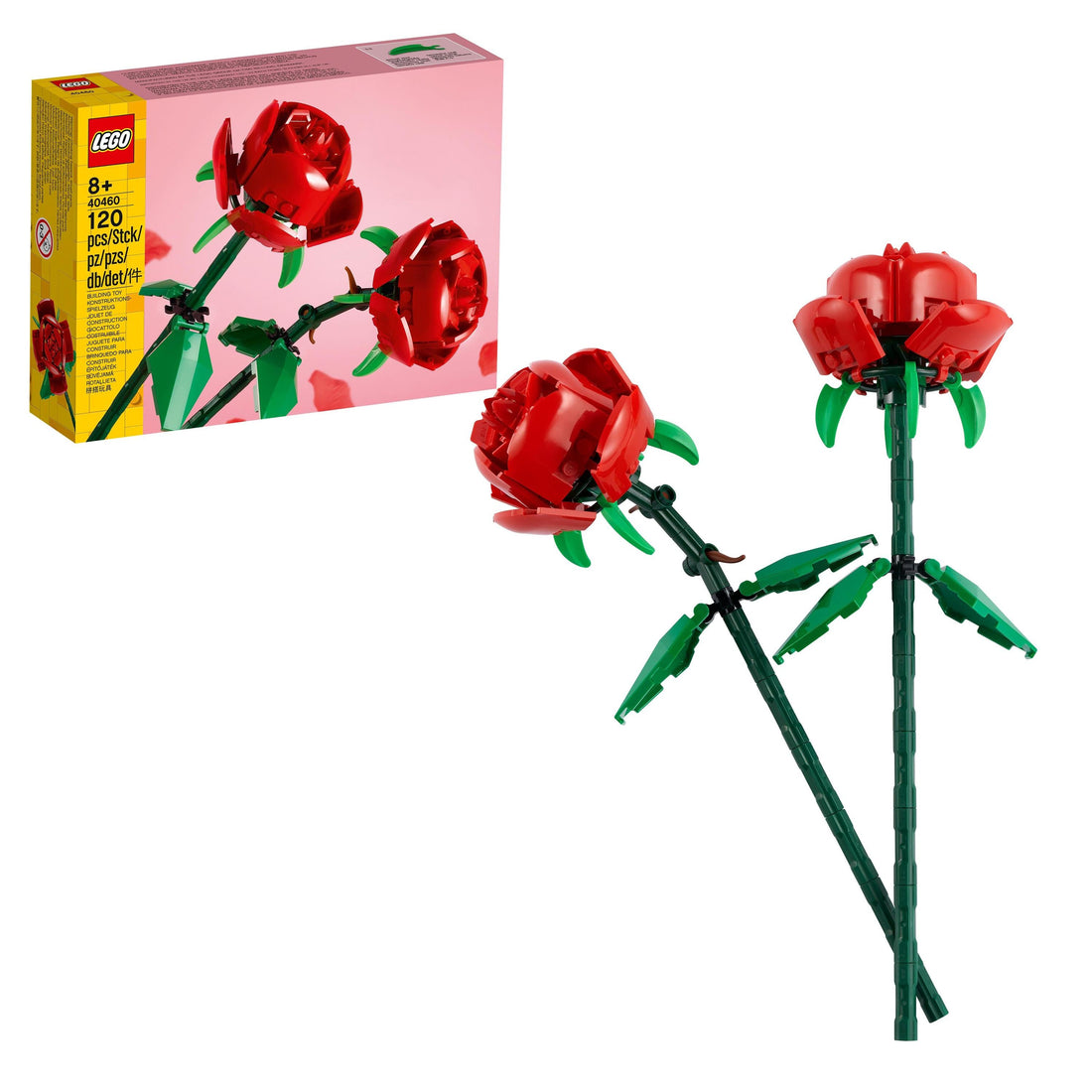 LEGO® Roses 40460 Building Kit (120 Pieces)