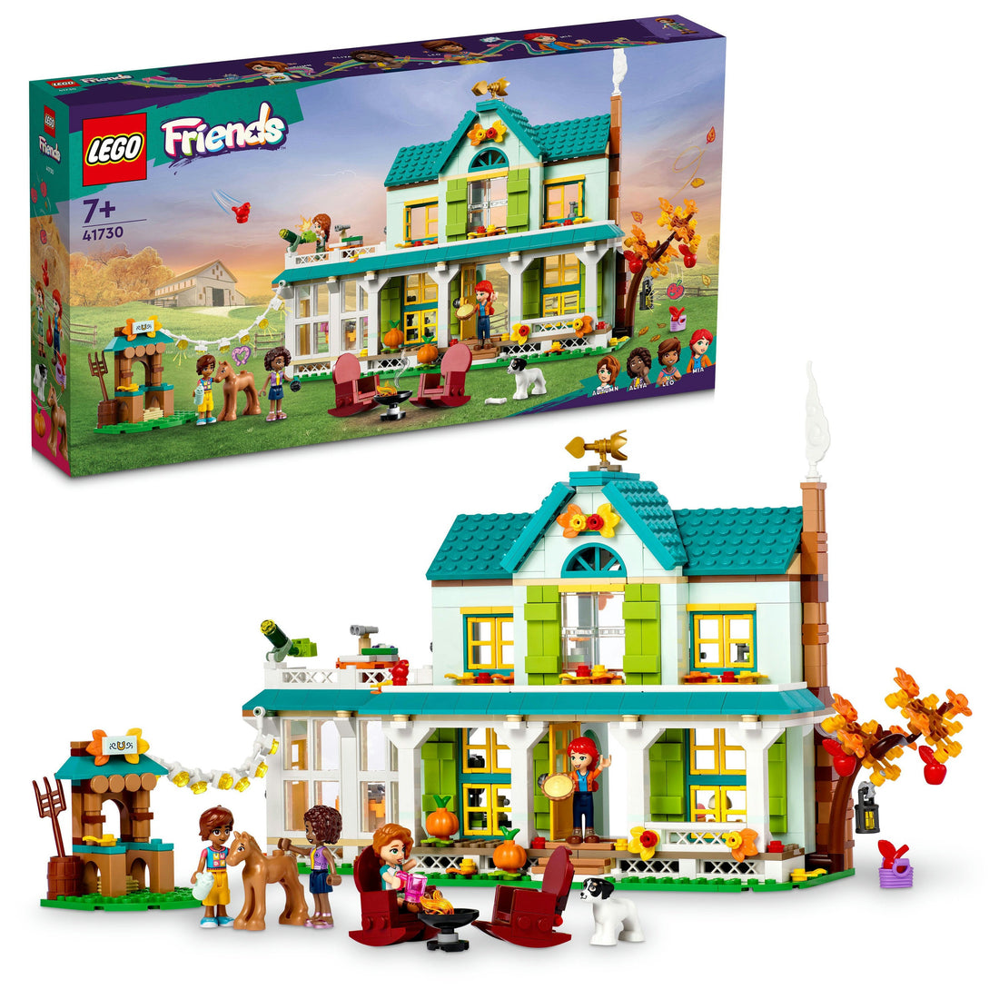 LEGO® Friends Autumn’s House 41730 Building Toy Set (853 Pieces)