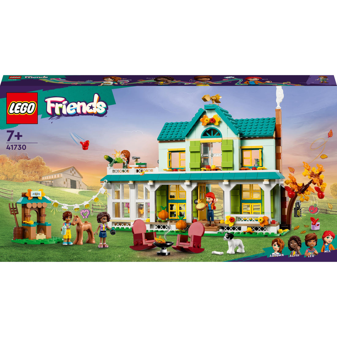 LEGO® Friends Autumn’s House 41730 Building Toy Set (853 Pieces)