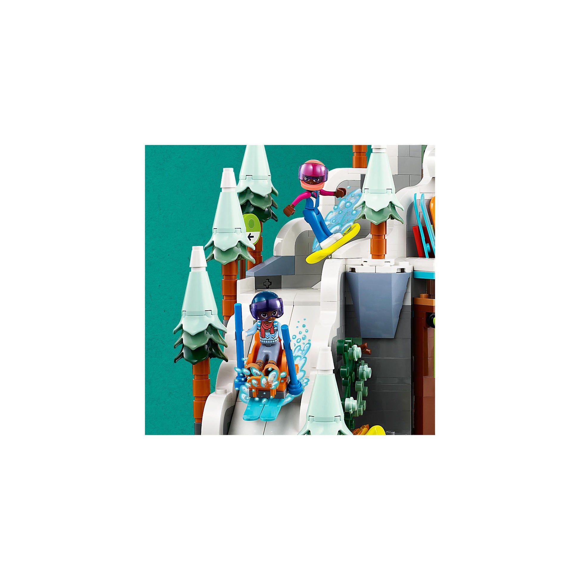 مجموعة بناء منحدر التزلج والمقهى 41756 من ليجو فريندز (980 قطعة)