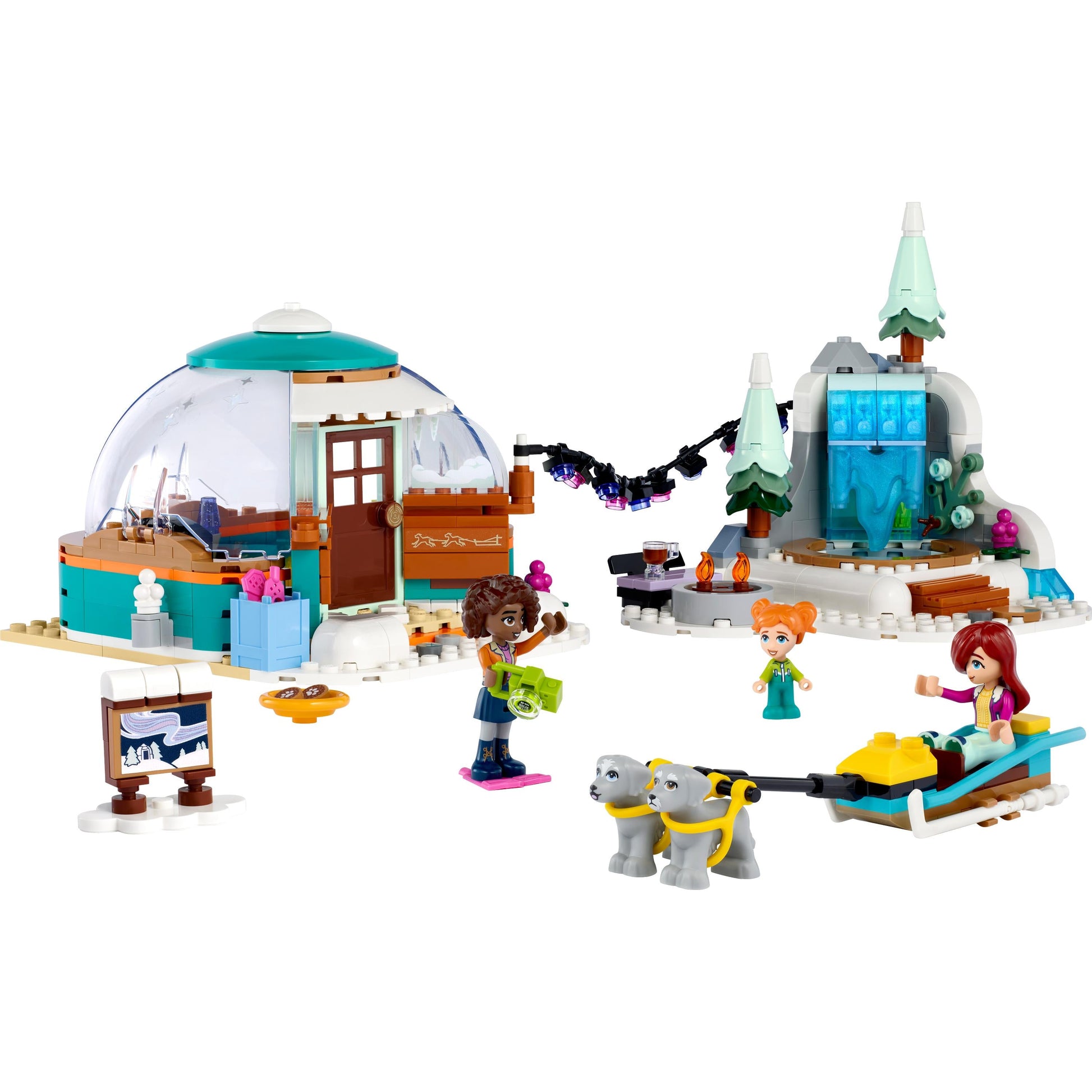 LEGO® Friends Igloo Holiday Adventure 41760 Building Toy Set (491 Pieces)