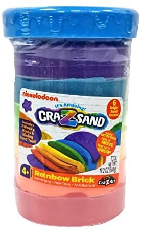 Nickelodeon Cra-Z-Sand Rainbow Brick Jar