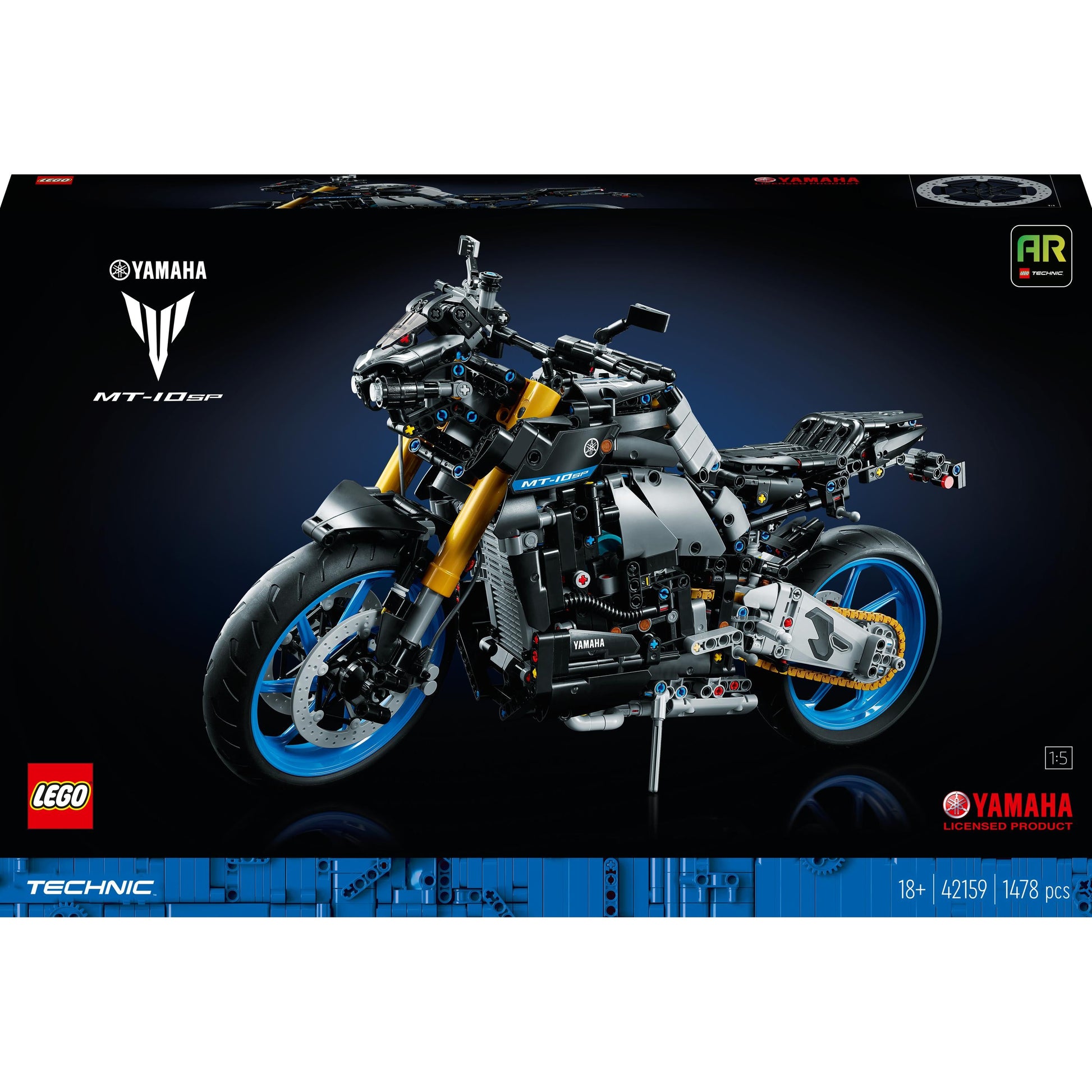 LEGO® Technic Yamaha MT-10 SP 42159; Building Kit for Adults (1,478 Pieces)