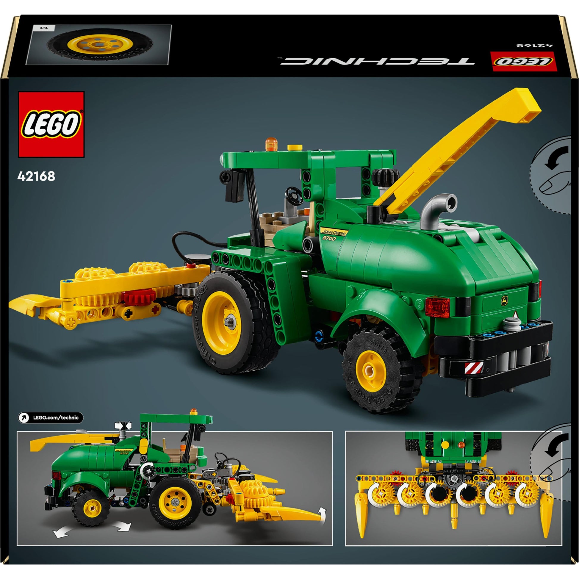 LEGO® Technic John Deere 9700 Forage Harvester 42168