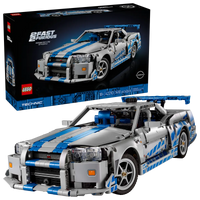 LEGO 42210 2 Fast 2 Furious Nissan Skyline GT-R (R34) Car