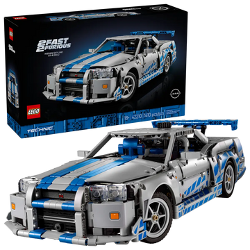 LEGO 42210 2 Fast 2 Furious Nissan Skyline GT-R (R34) Car