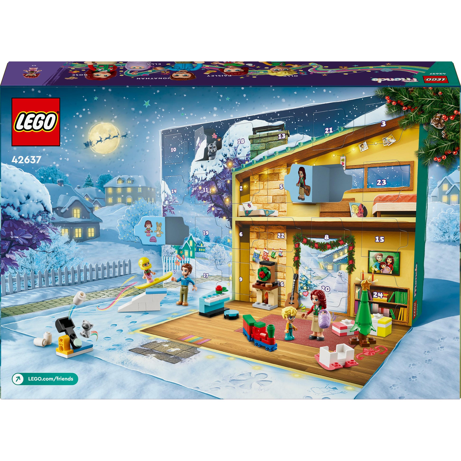 LEGO® Friends Advent Calendar 2024, Christmas Toy 42637