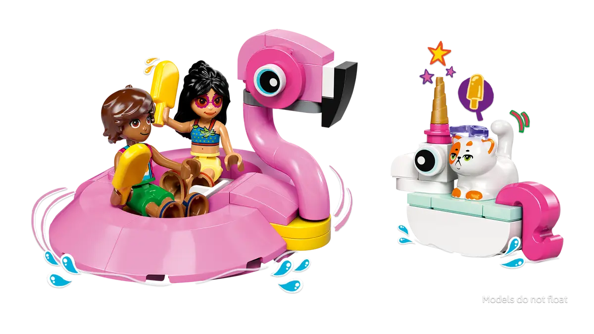LEGO 42658 Unicorn & Flamingo Pool Party