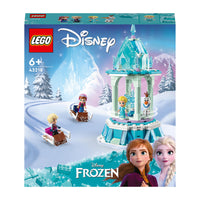 LEGO® _ Disney Anna and Elsa’s Magical Merry-Go-Round 43218 Building Toy Set (175 Pieces)