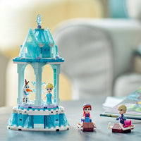 LEGO® _ Disney Anna and Elsa’s Magical Merry-Go-Round 43218 Building Toy Set (175 Pieces)