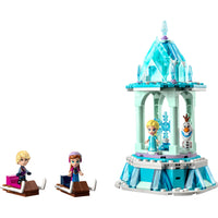 LEGO® _ Disney Anna and Elsa’s Magical Merry-Go-Round 43218 Building Toy Set (175 Pieces)