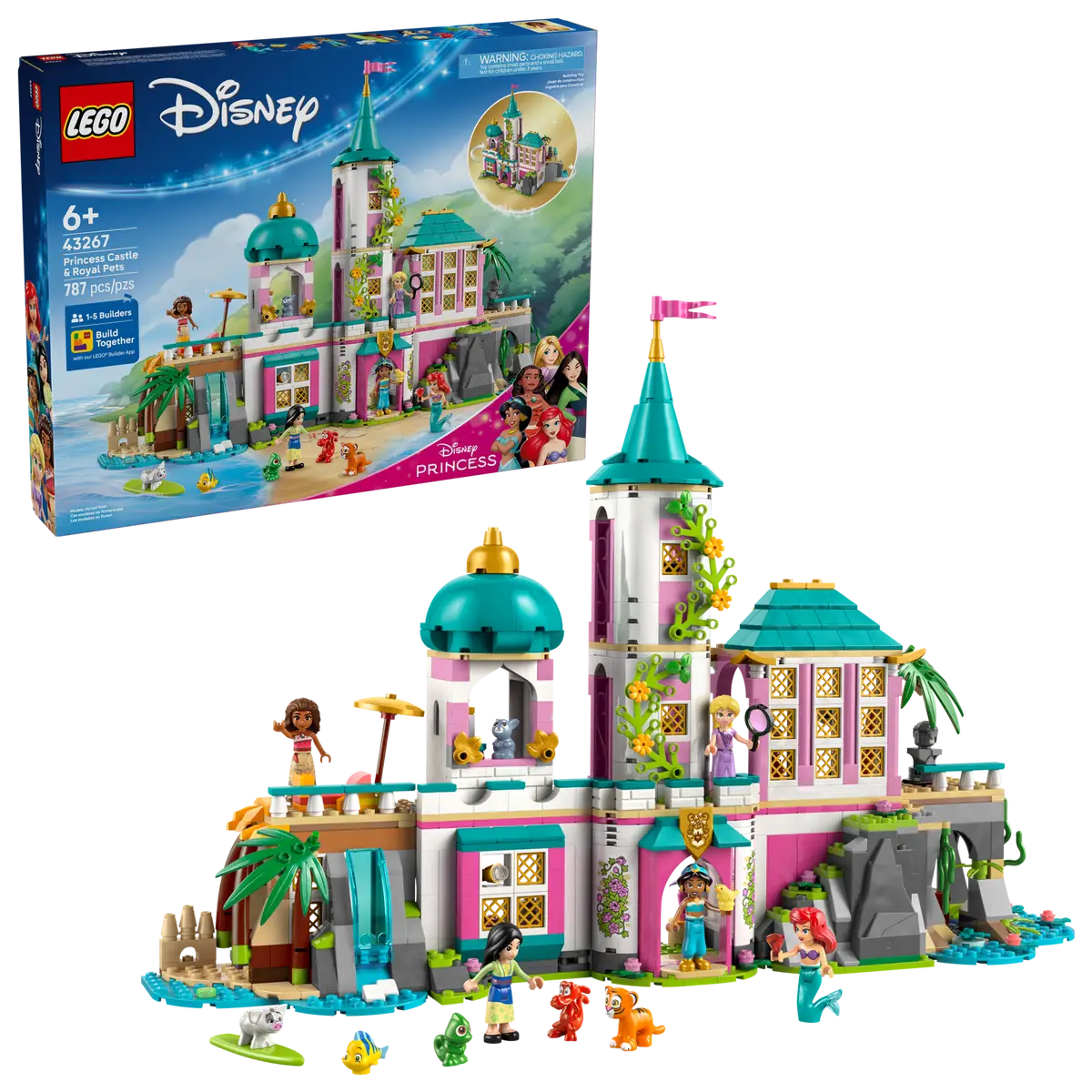 LEGO 43267 Princess Castle & Royal Pets