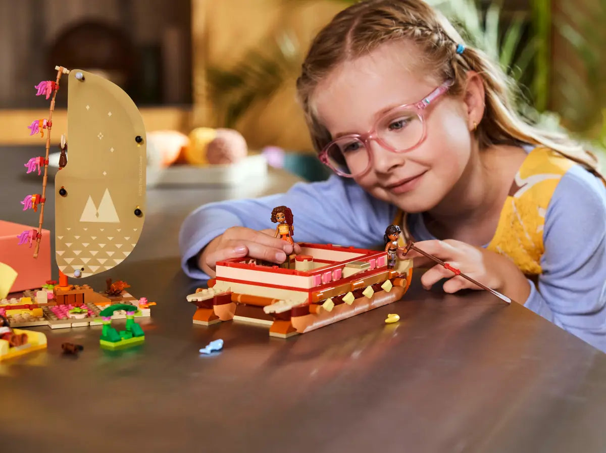 LEGO 43270 Moana's Adventure Canoe