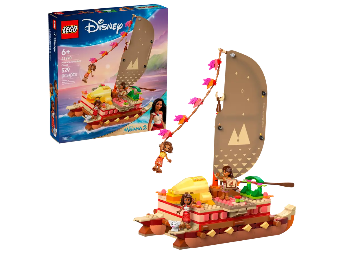 LEGO 43270 Moana's Adventure Canoe