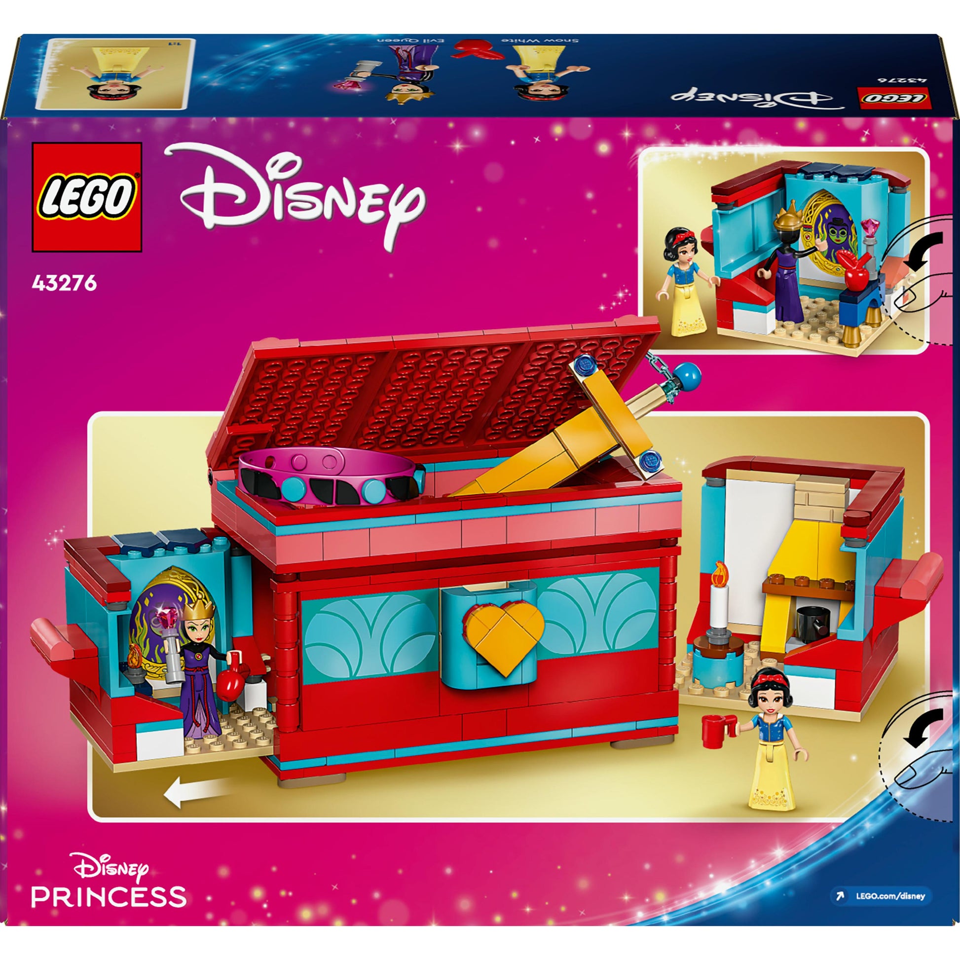 LEGO® _ Disney Snow White’s Jewellery Box Building Toy 43276