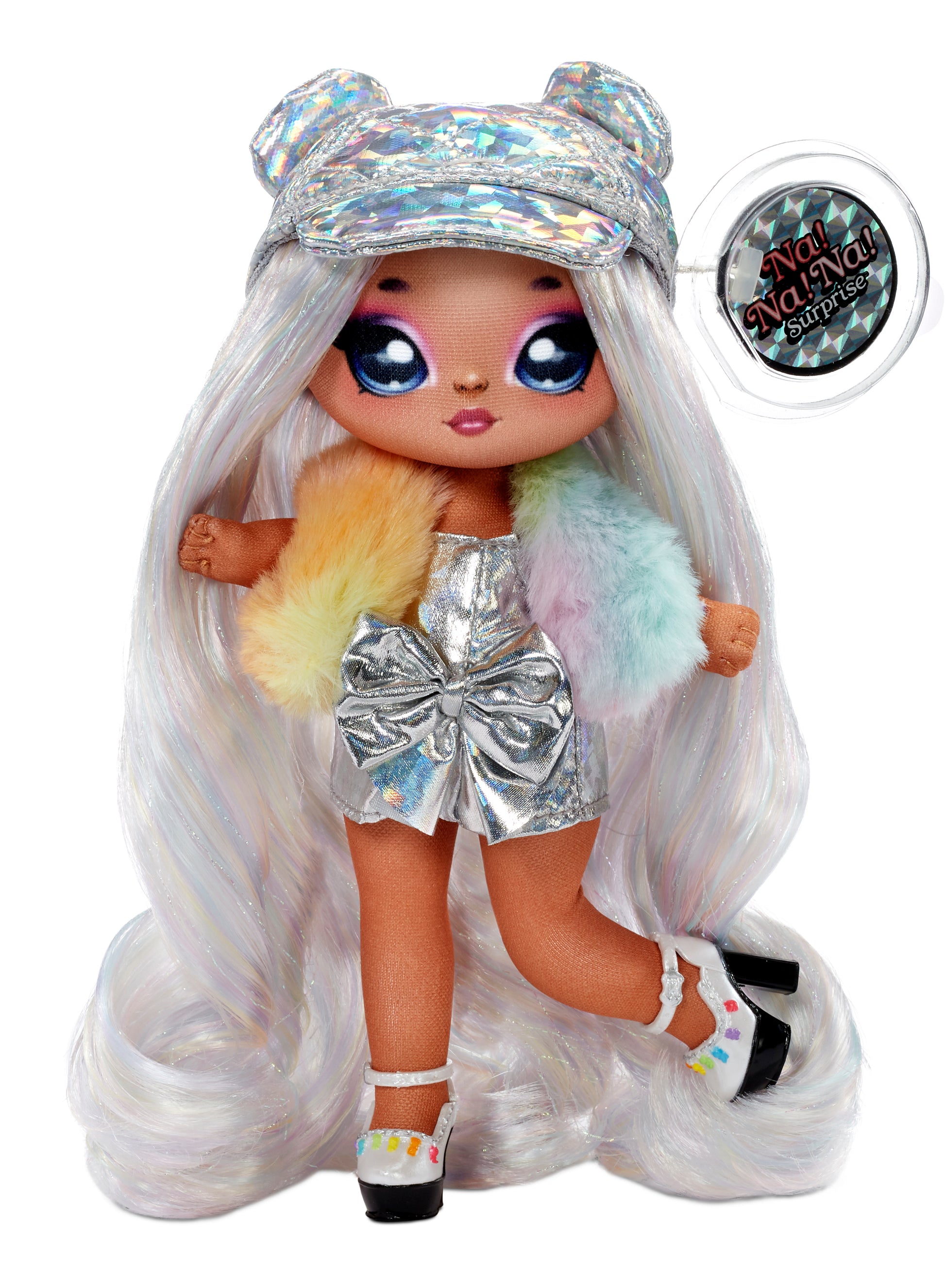 Na! Na! Na! Surprise 2-in-1 Pom Doll Glam Series 1 (Metallic) Assorted