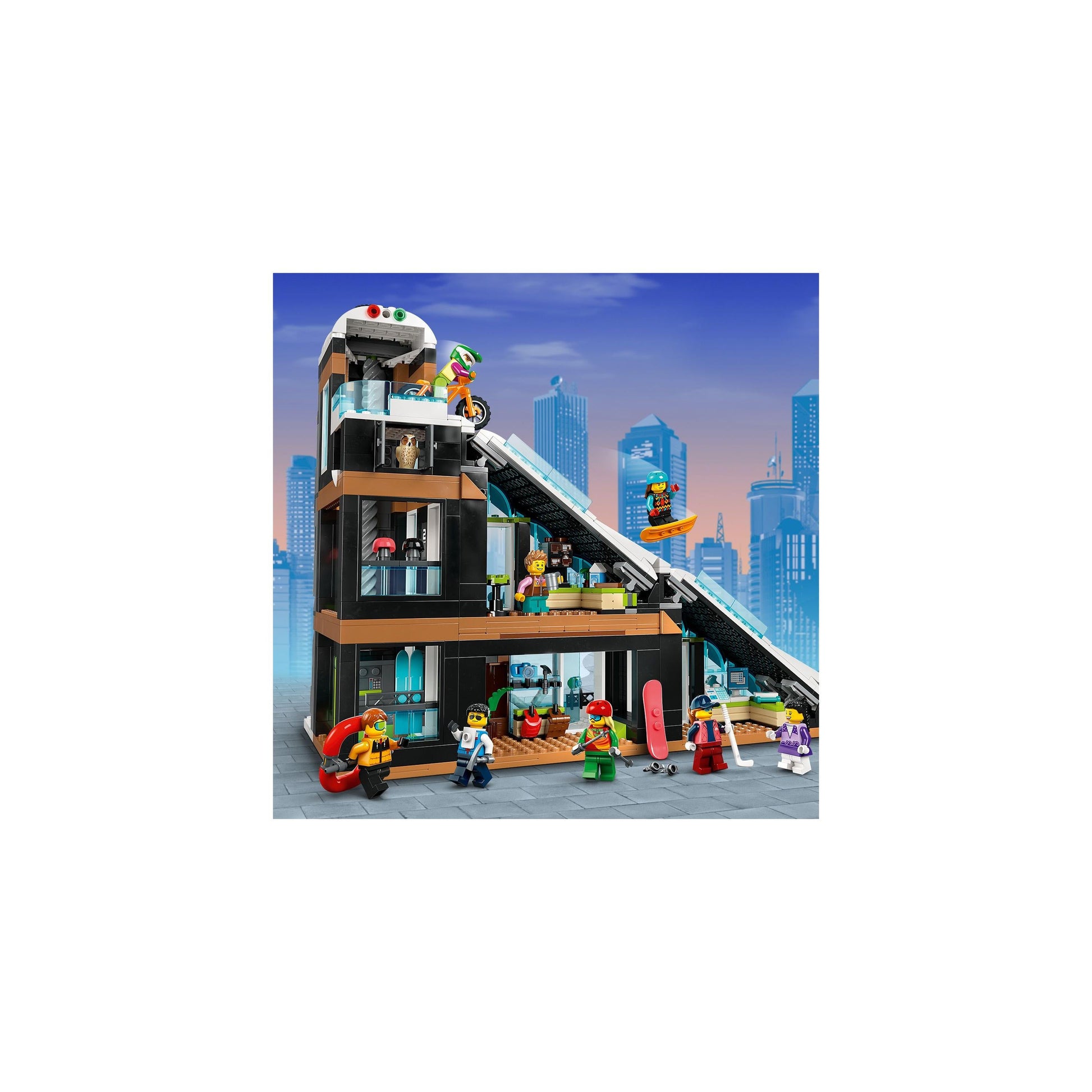 LEGO® City Ski and Climbing Centre 60366 Building Toy Set (1,054 Pieces)