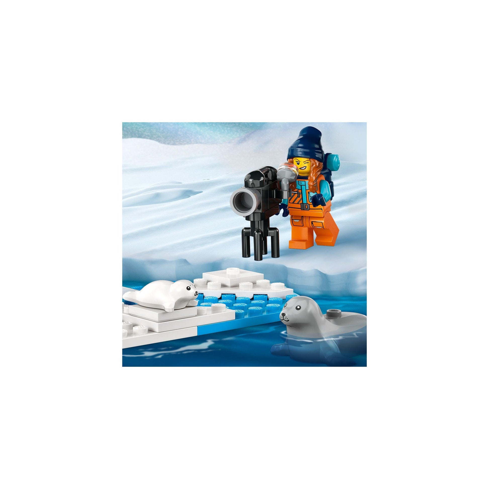 LEGO® City Arctic Explorer Snowmobile 60376 Building Toy Set (70 Pieces)