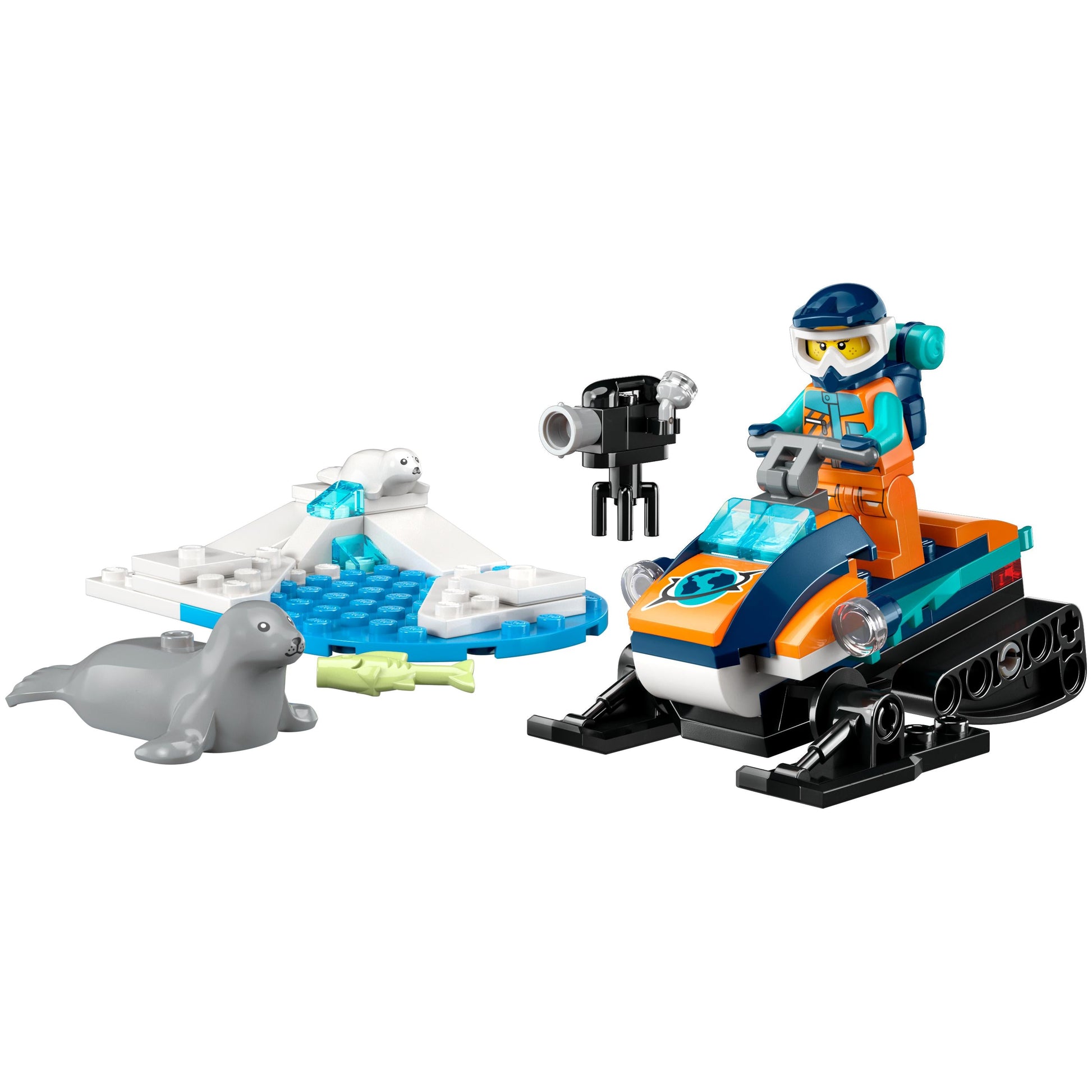 LEGO® City Arctic Explorer Snowmobile 60376 Building Toy Set (70 Pieces)