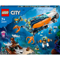 LEGO® City Deep-Sea Explorer Submarine 60379 Building Toy Set (842 Pieces)