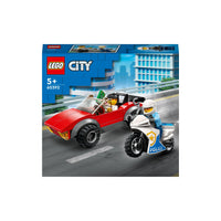 LEGO® City Police Bike Car Chase 60392 Building Toy Set (59 Pieces)