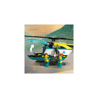 LEGO® City Emergency Rescue Helicopter Building Kit 60405