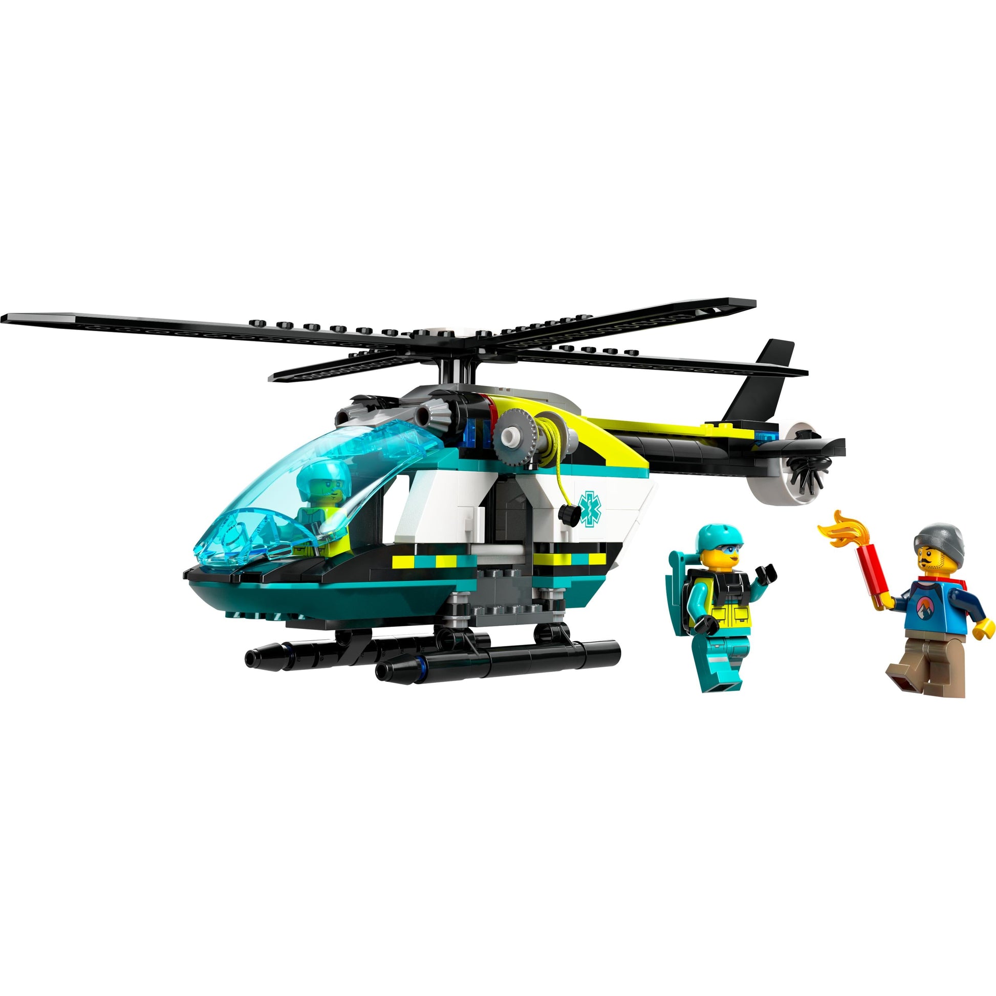 LEGO® City Emergency Rescue Helicopter Building Kit 60405