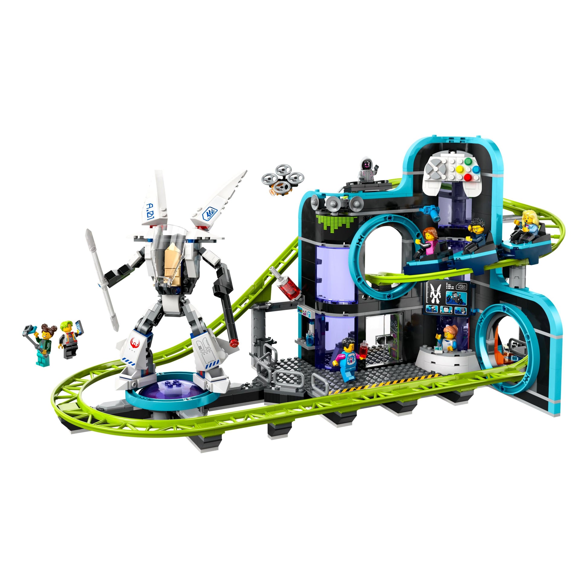 LEGO® City Robot World Roller-Coaster Park Toy 60421