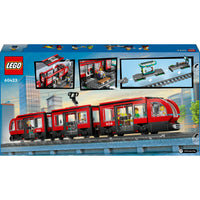 LEGO® City Downtown Tram and Station Toy Set 60423